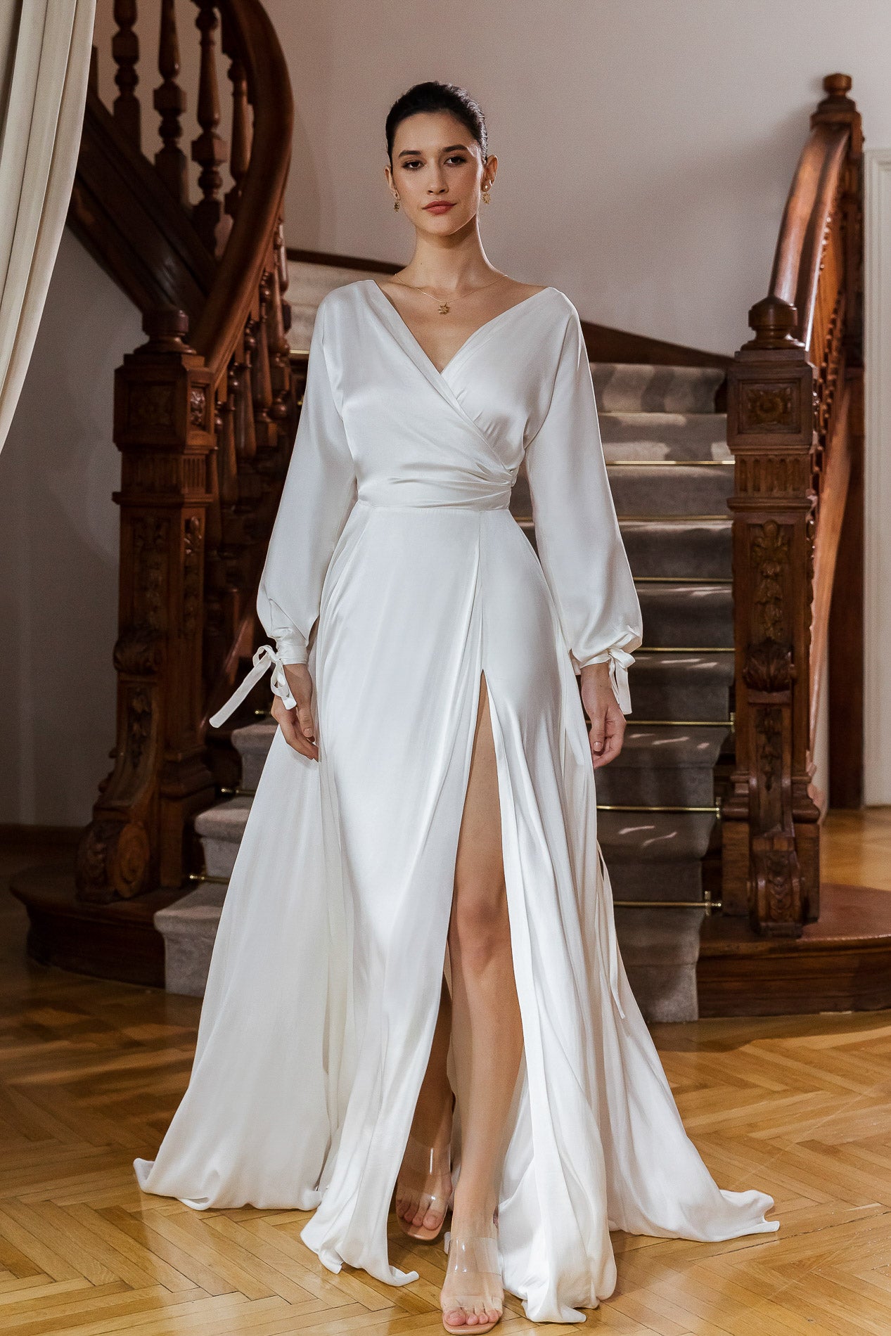 June Silk Dress | Elegant Women's Fashion – Rhea Costa