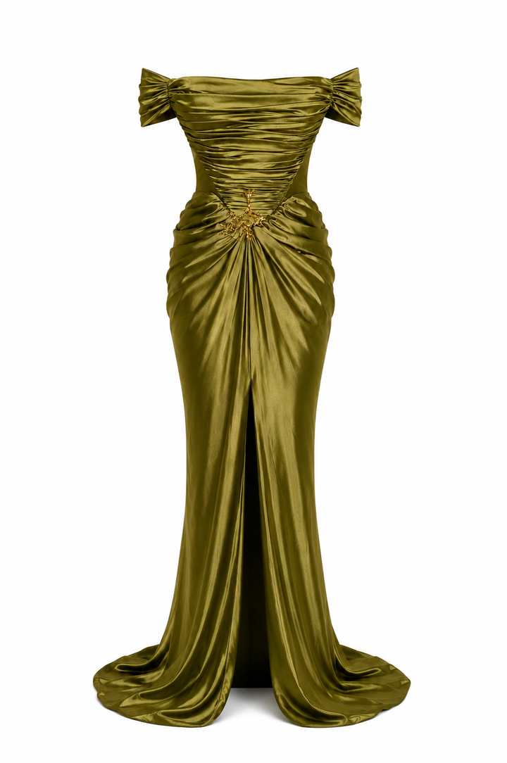 Lorene Dress In Olive