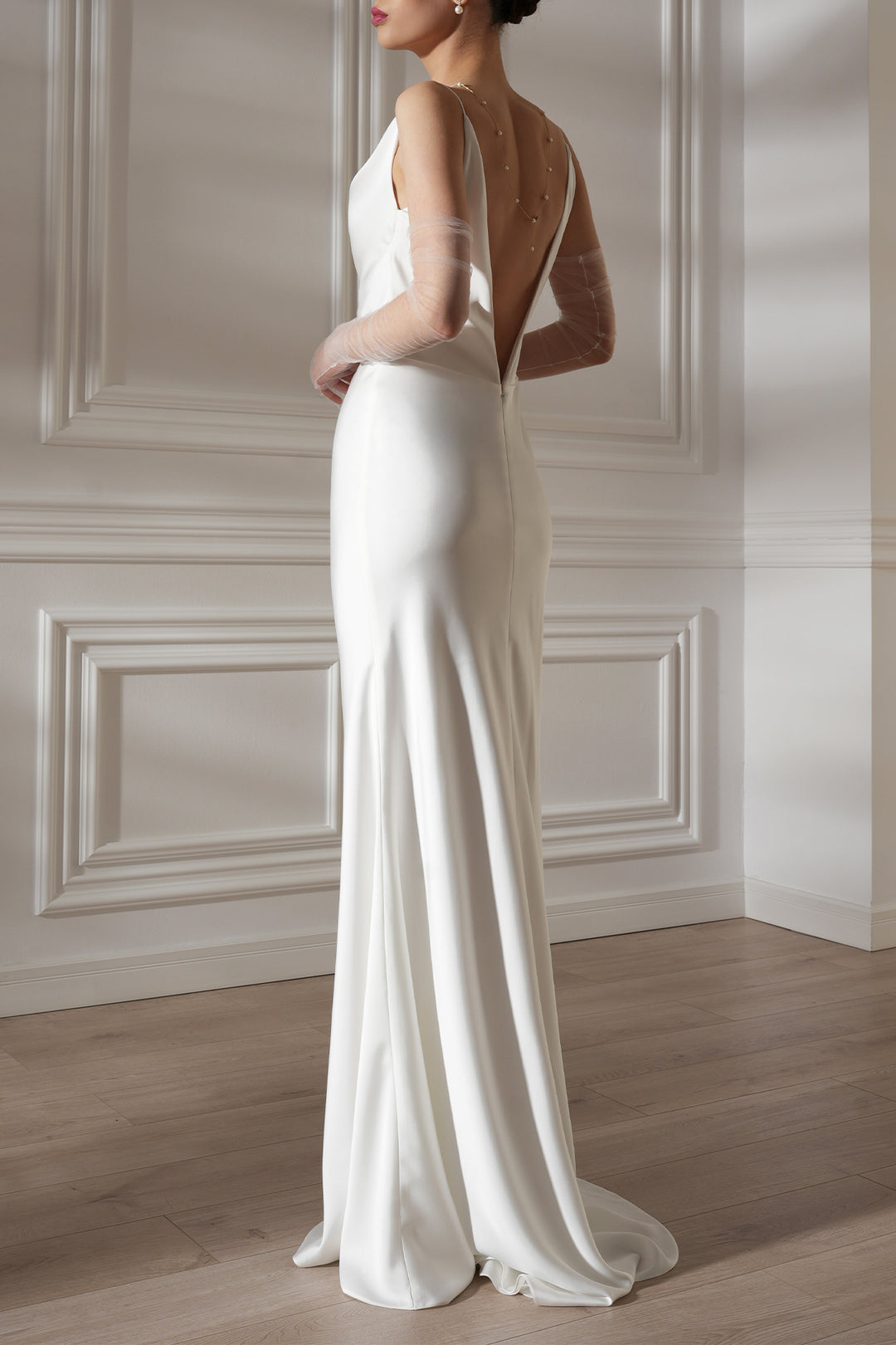 Paloma Slip Dress In Ivory