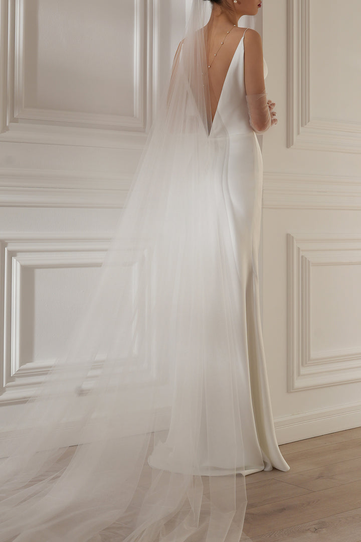 Paloma Slip Dress In Ivory