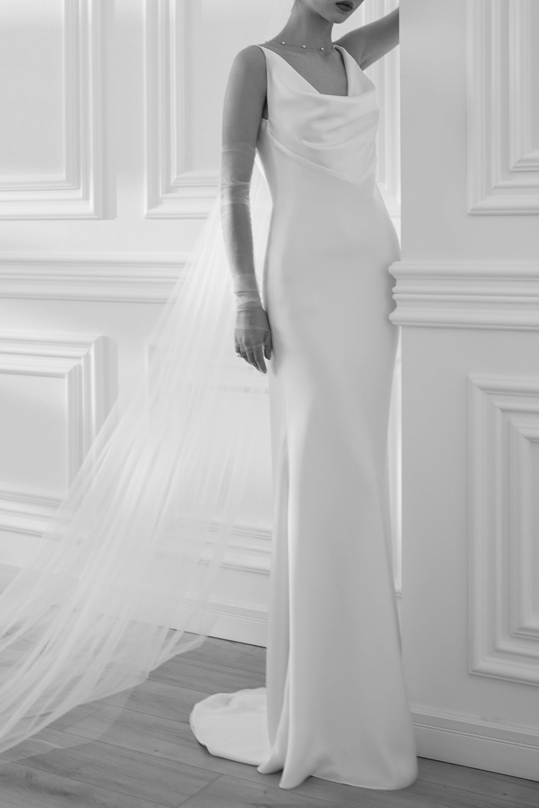 Paloma Slip Dress In Ivory