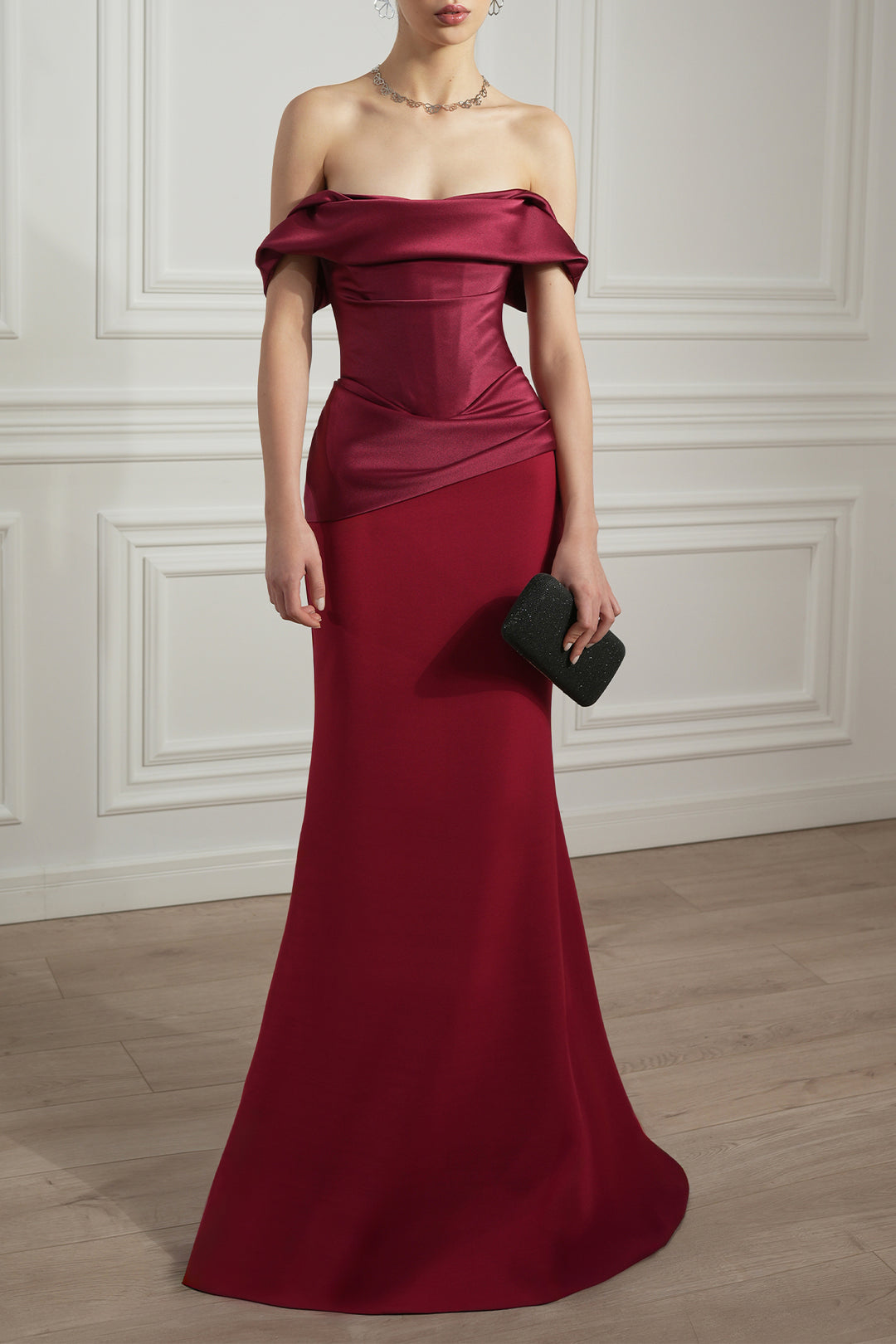 ruby red dress Oyemwen Sequin High Slit Birthday Holiday Fashion Bomb Daily Shop 49.5 18 Ruby Diamond Cut-Out Diamante Gown