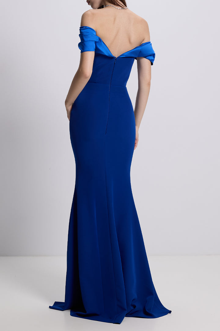North Long Dress In Cobalt