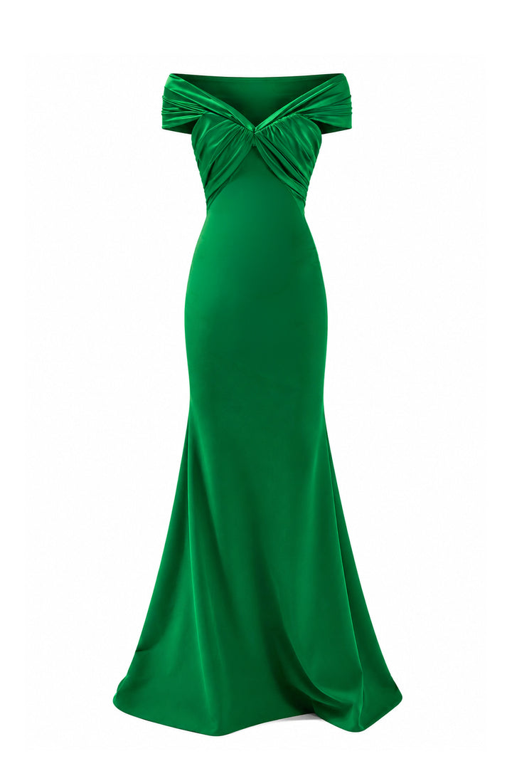 Iram Long Dress In Fresh-Green