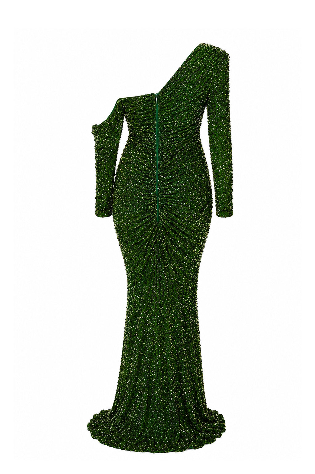 Zeina Dress In Pine-Green