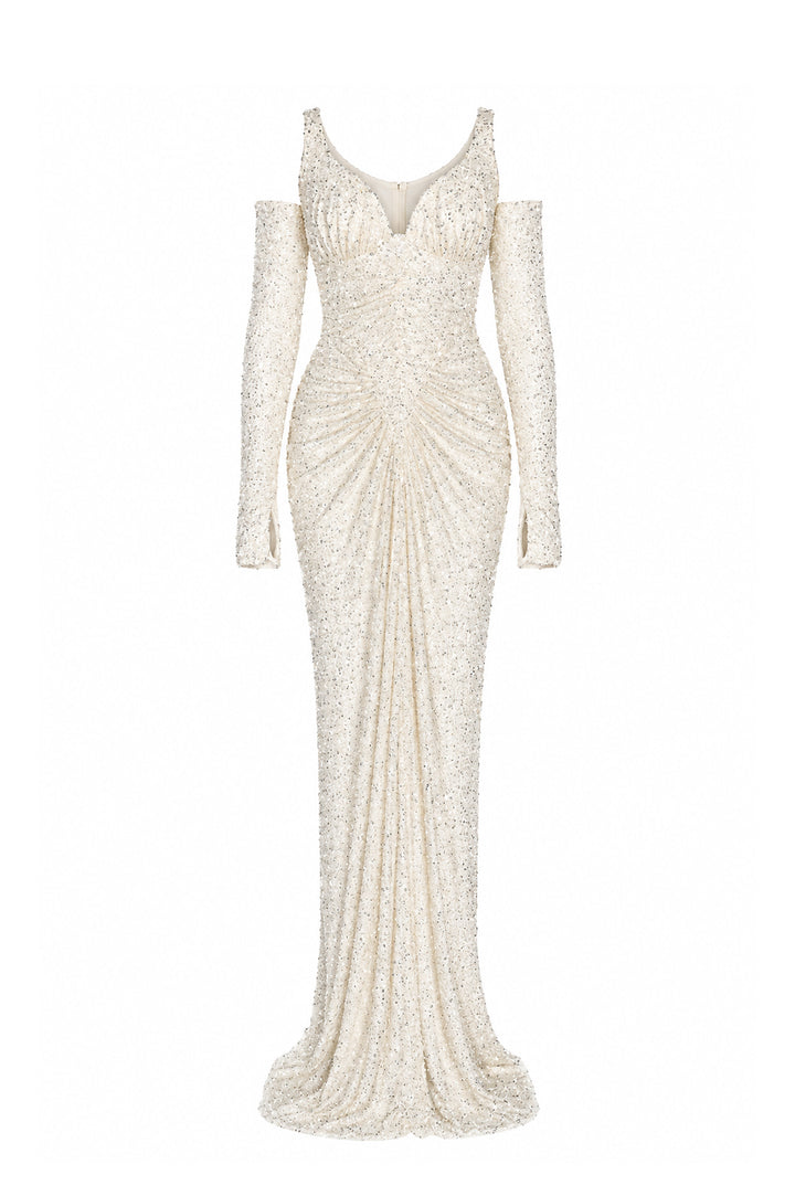 Melek Dress In Off-White