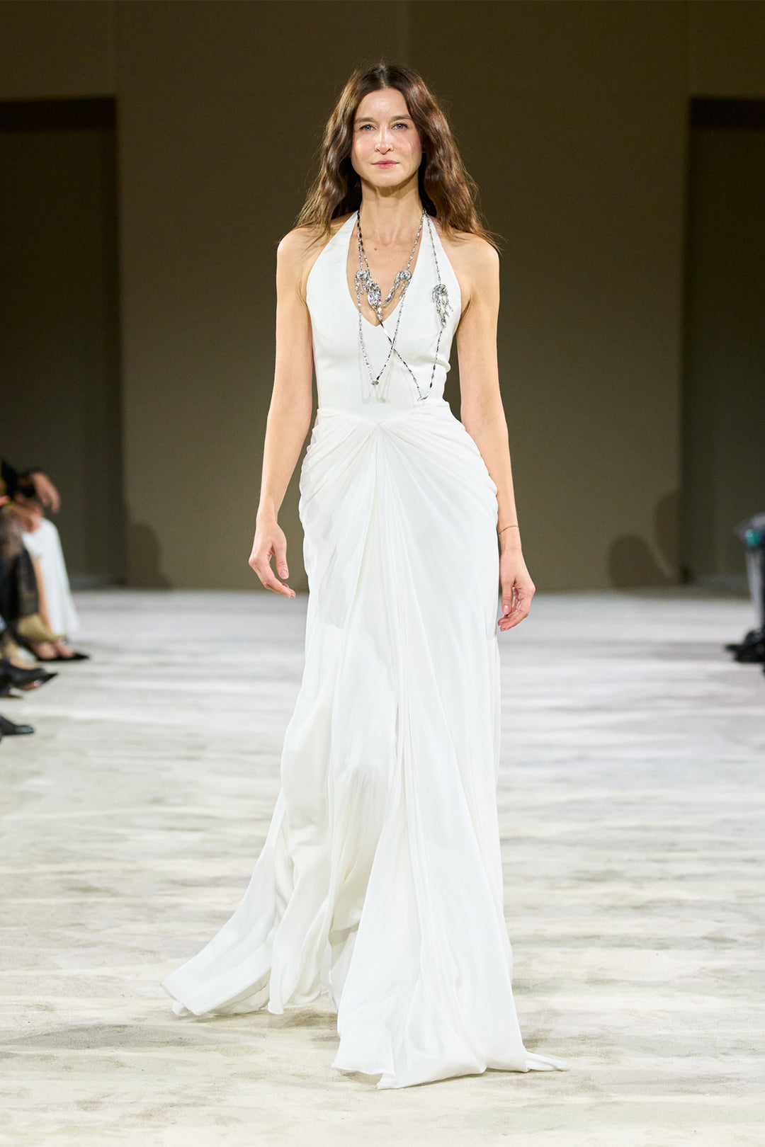 Blanca Long Dress In Off-White
