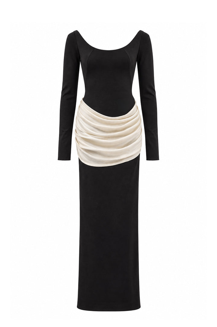 Lucy Dress In Black-White