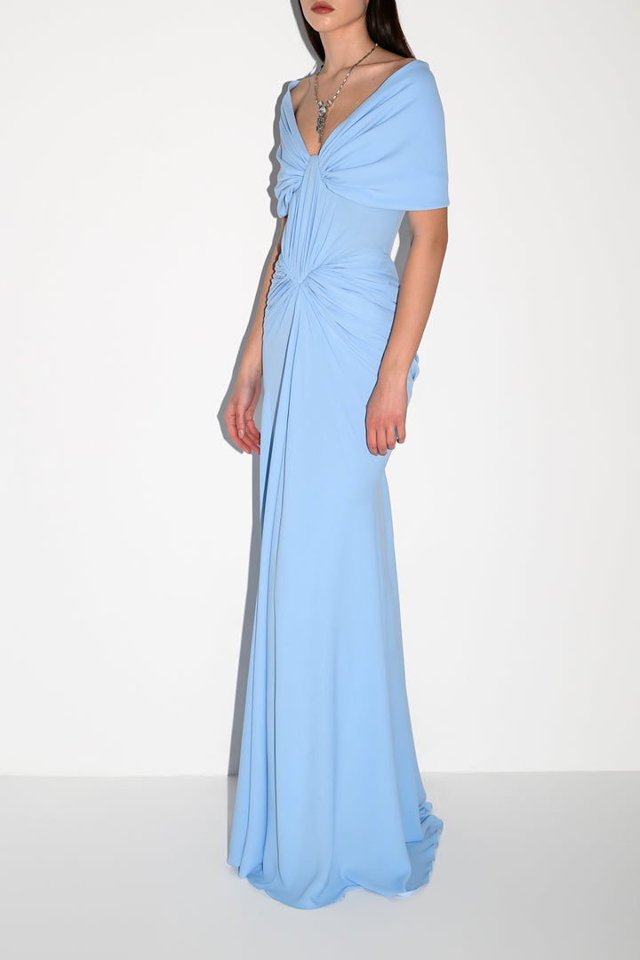 Dalila Dress In Sky-Blue