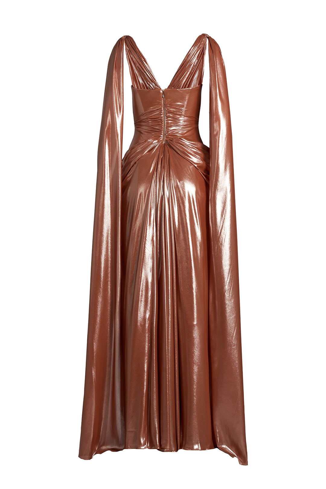 Layla Dress In Copper-Blush