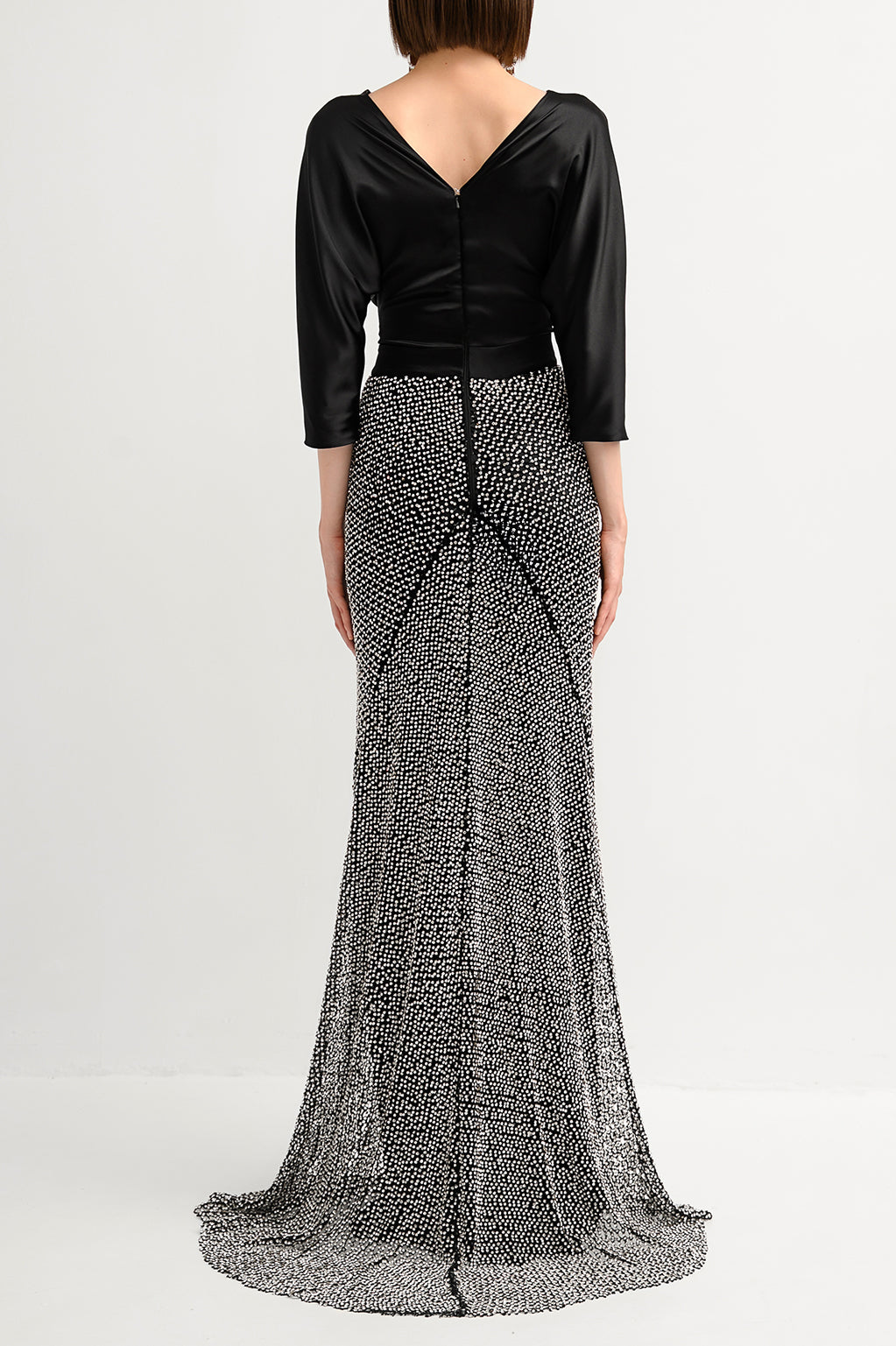 Vivienne Dress In Black-Silver