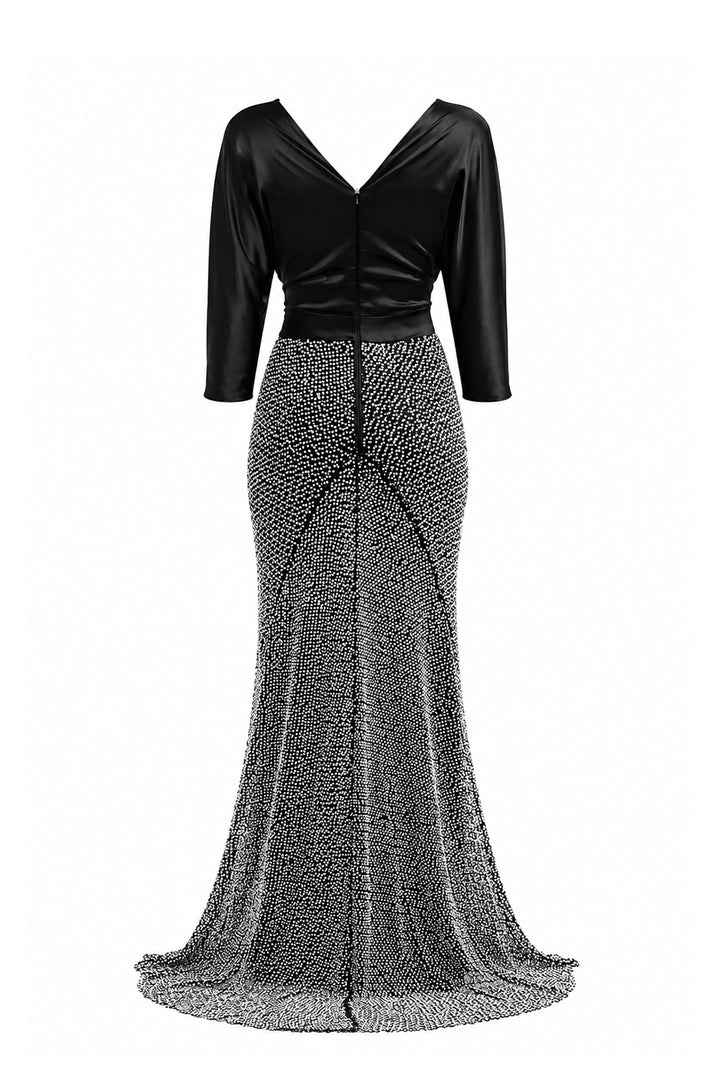 Vivienne Dress In Black-Silver