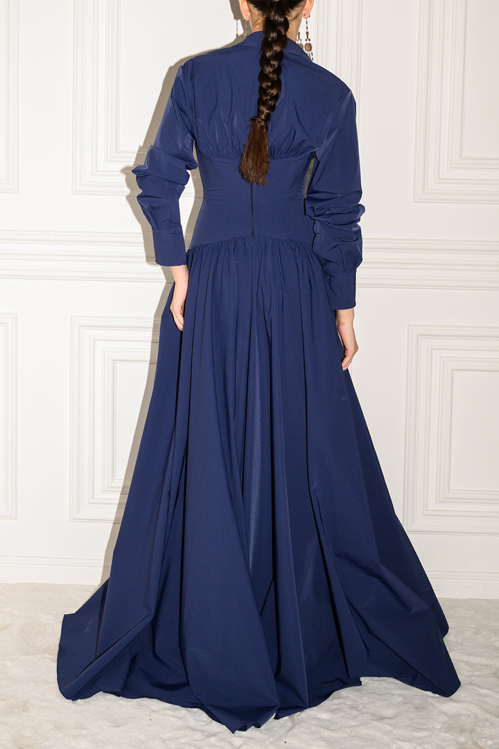 Celeste Dress In Midnight-Blue