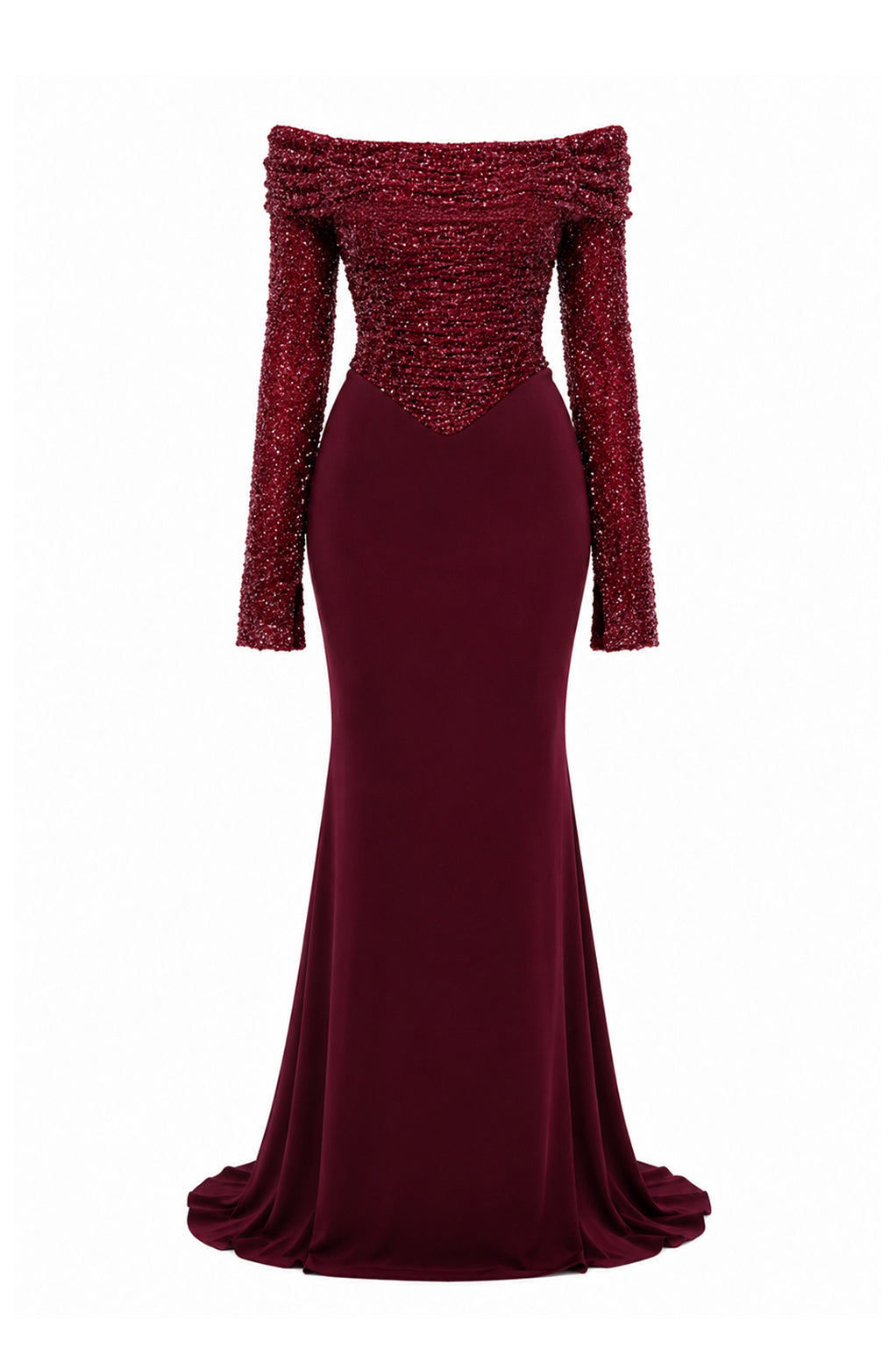 Lorene Dress In Burgundy