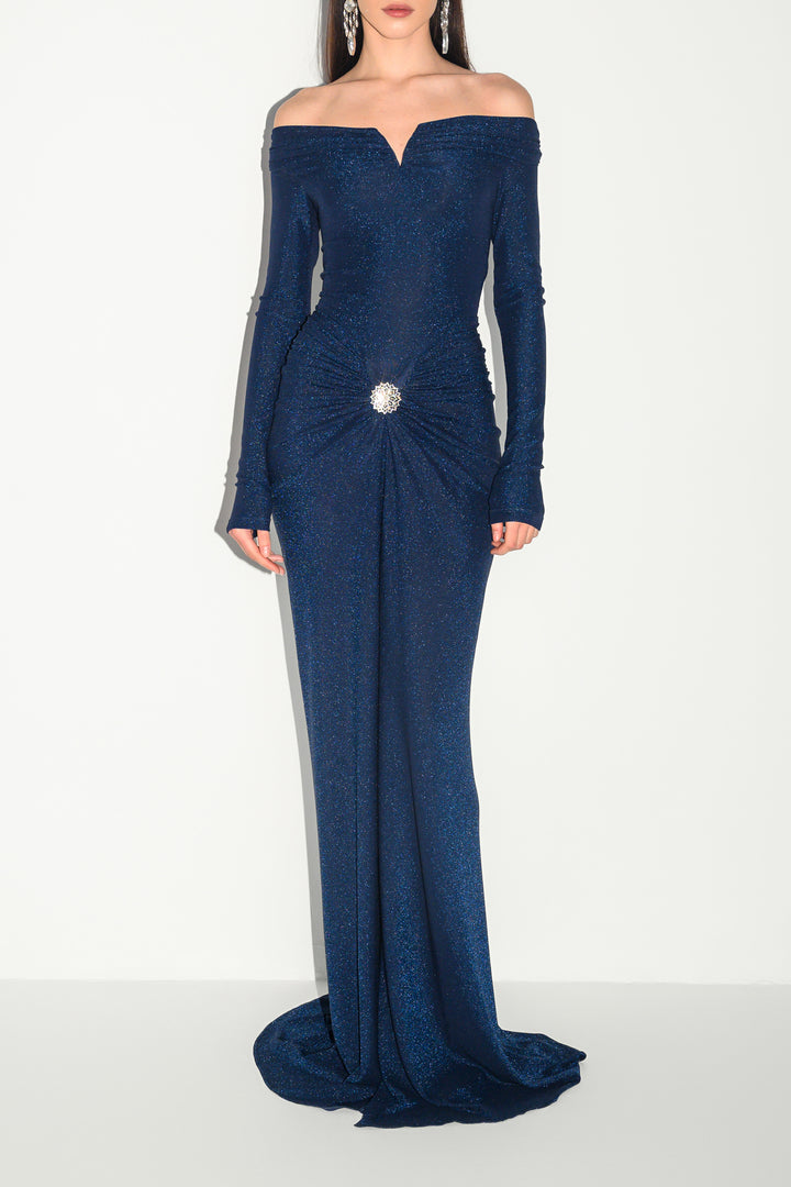 Anita Dress In Midnight Blue