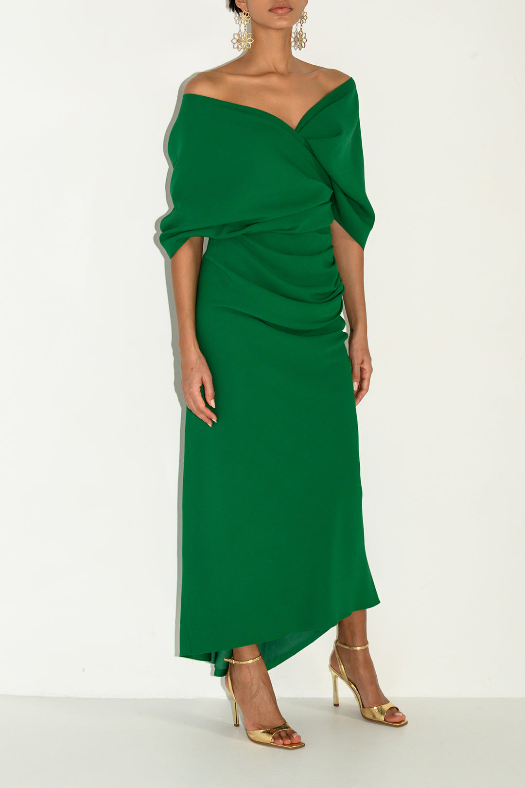Camille Dress In Fresh-Green