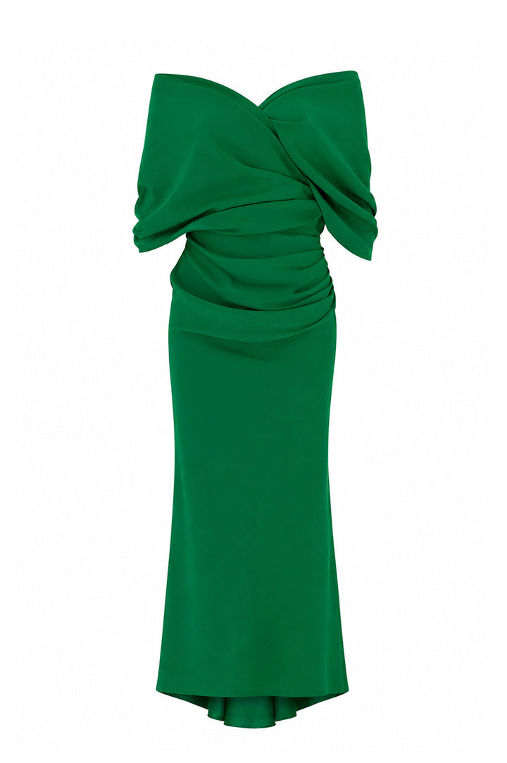 Camille Dress In Fresh-Green