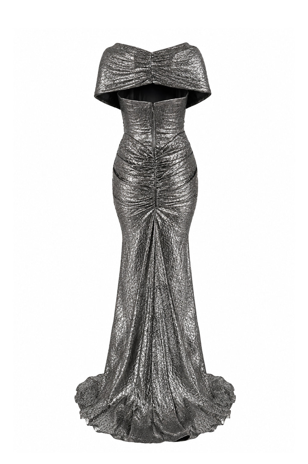 Dalila Metallic Dress In Silver