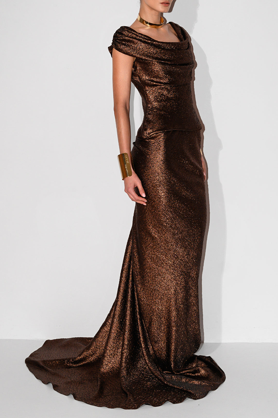 Rania Dress In Bronze