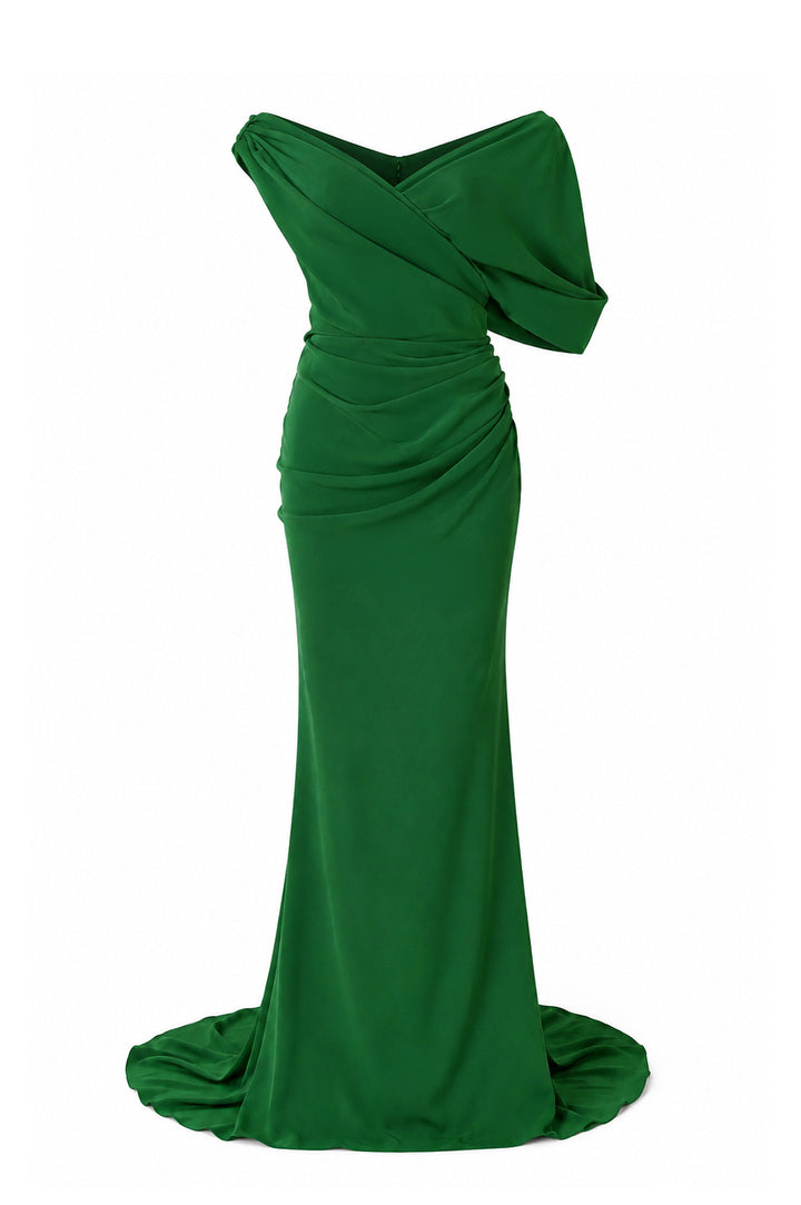 Camille Long Dress In Fresh-Green