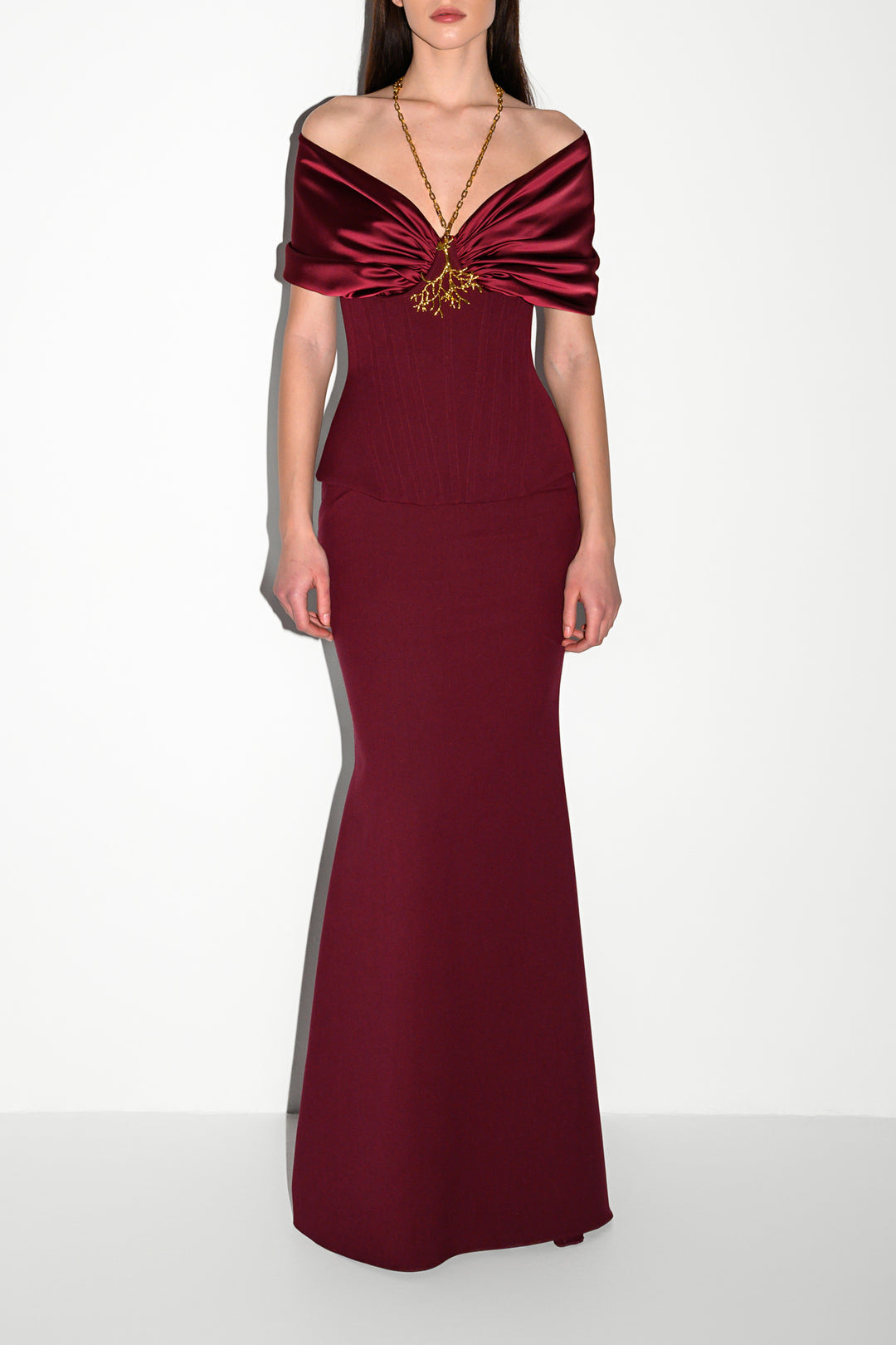 Dalila Dress In Dark-Currant