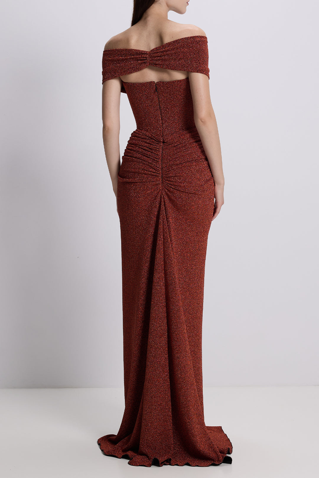 Dalila Dress In Burnt-Copper