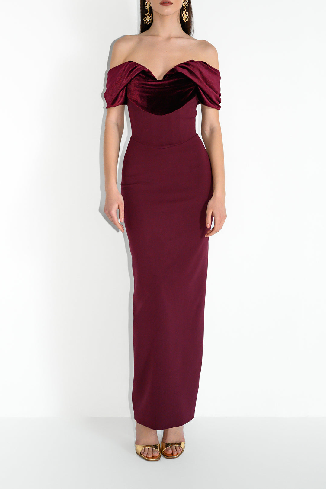 North Dress In Dark Currant
