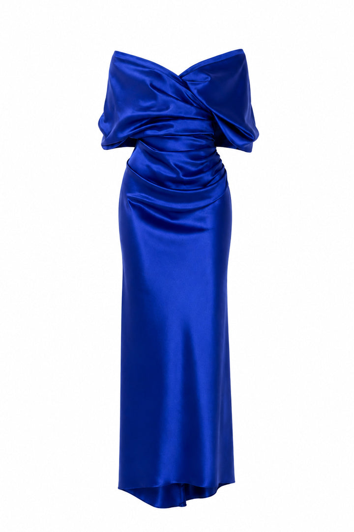 Camille Dress In Royal-Blue