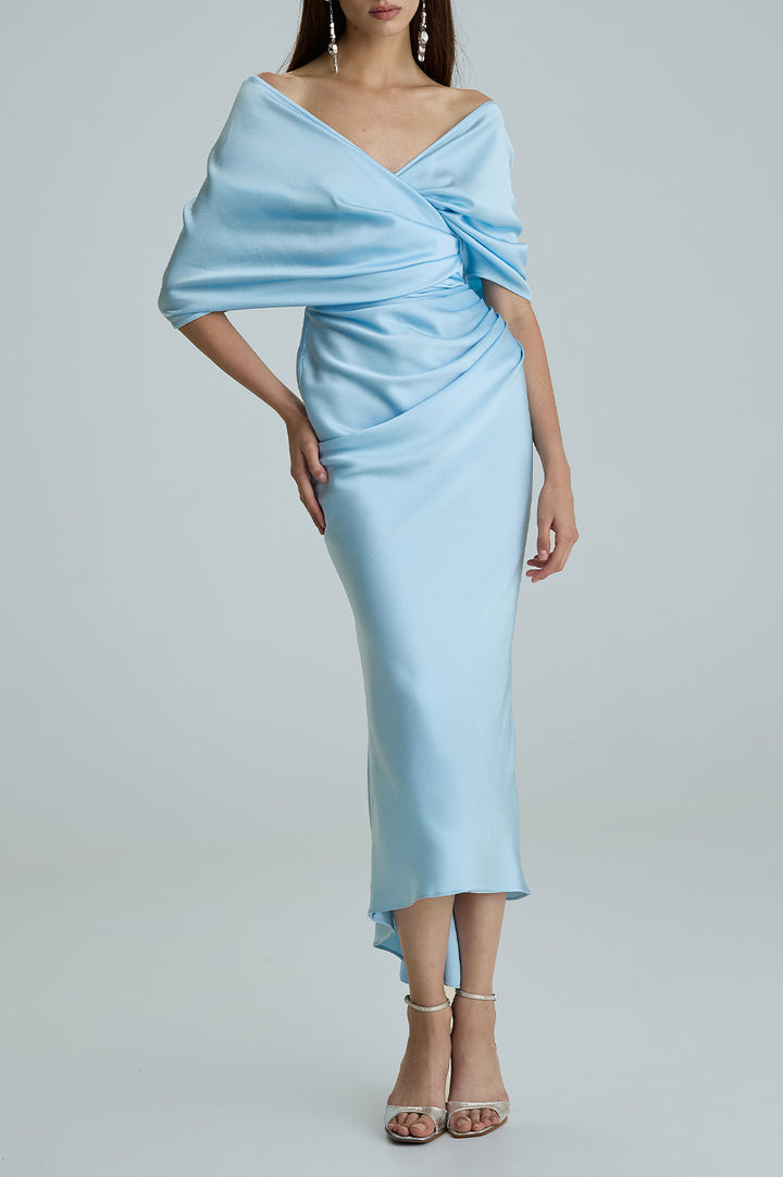 Camille Dress In Baby-Blue