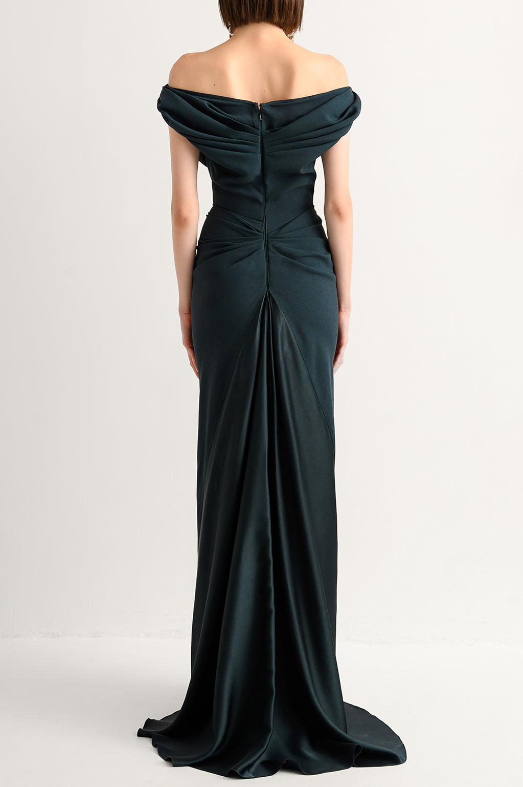 Sylvie Dress In Deep-Green