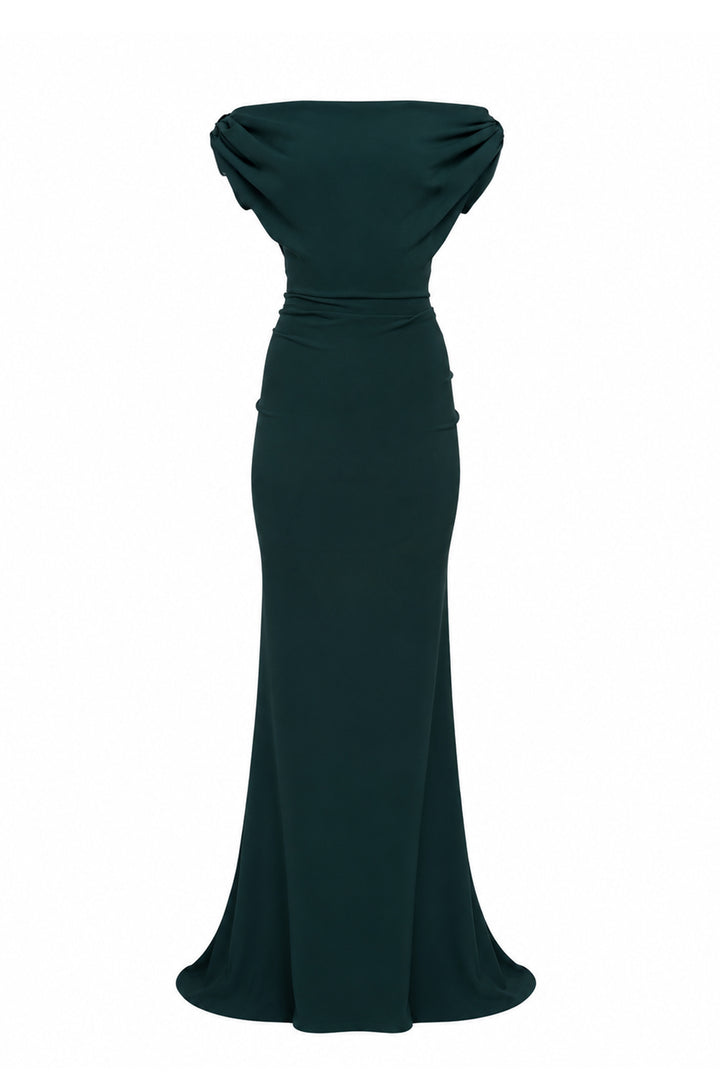 Sylvie Dress In Deep-Green