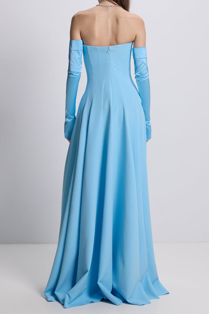 Anastasia Dress In Arctic-Blue