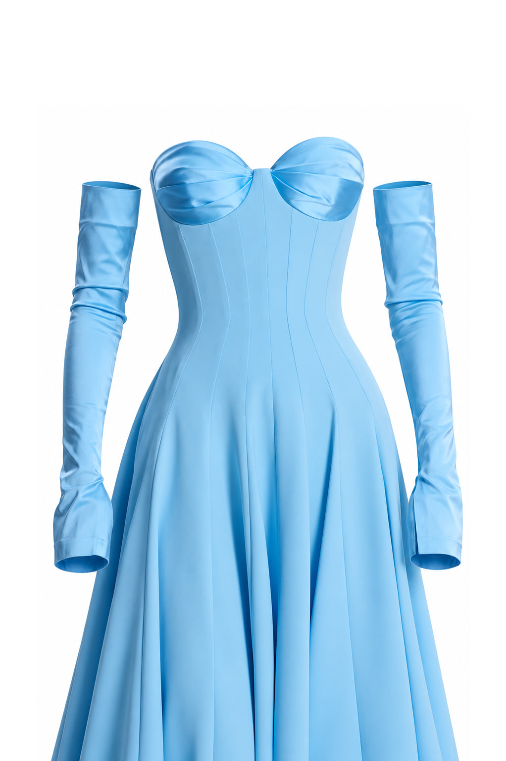 Anastasia Dress In Arctic-Blue
