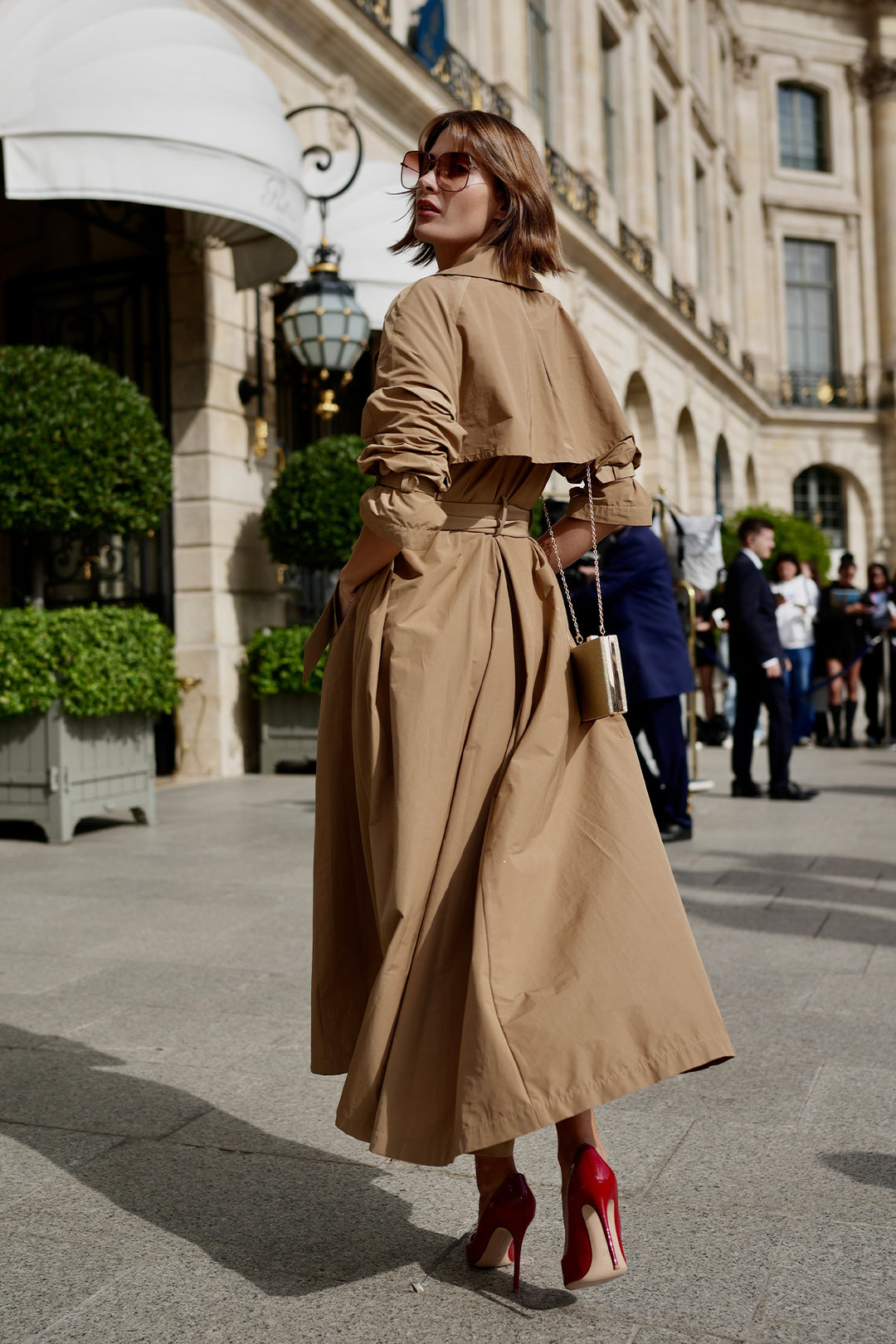 Marlene Trench Coat In Camel – Rhea Costa