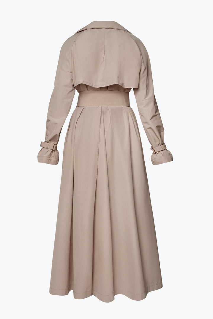 Marlene Trench Coat In Greije