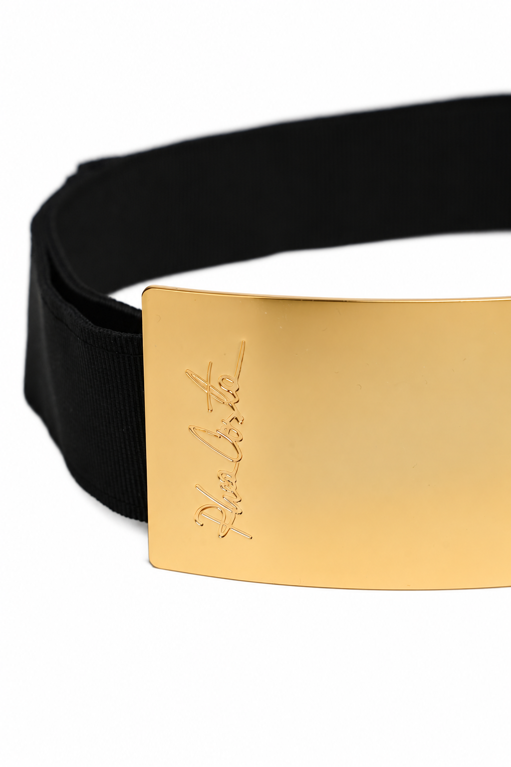 Xenis Front Metal Belt In Gold-Plated