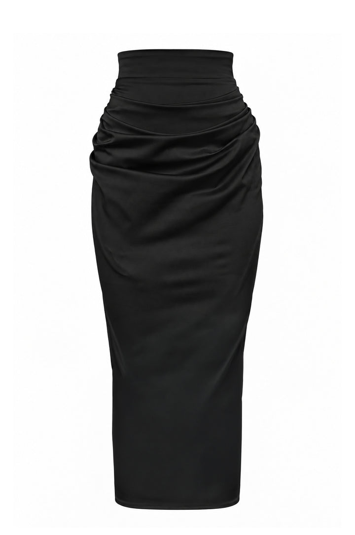 Joud Midi Skirt In Black