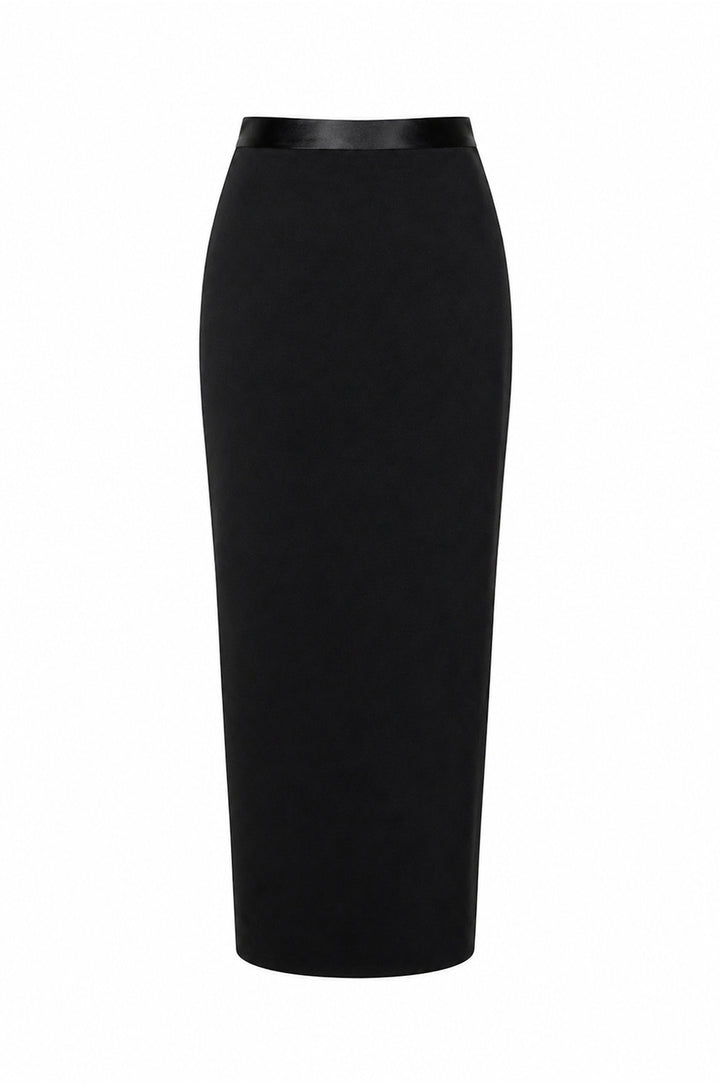 Joud Midi Skirt In Black
