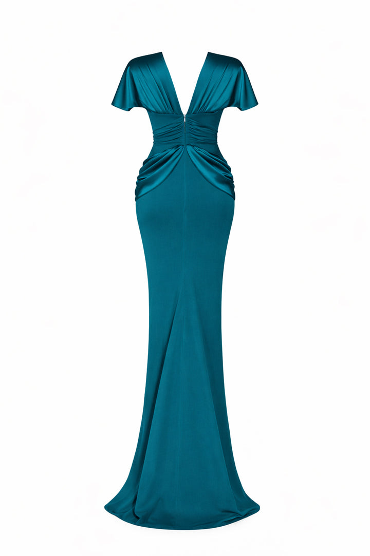 Jouri Dress In Petrol