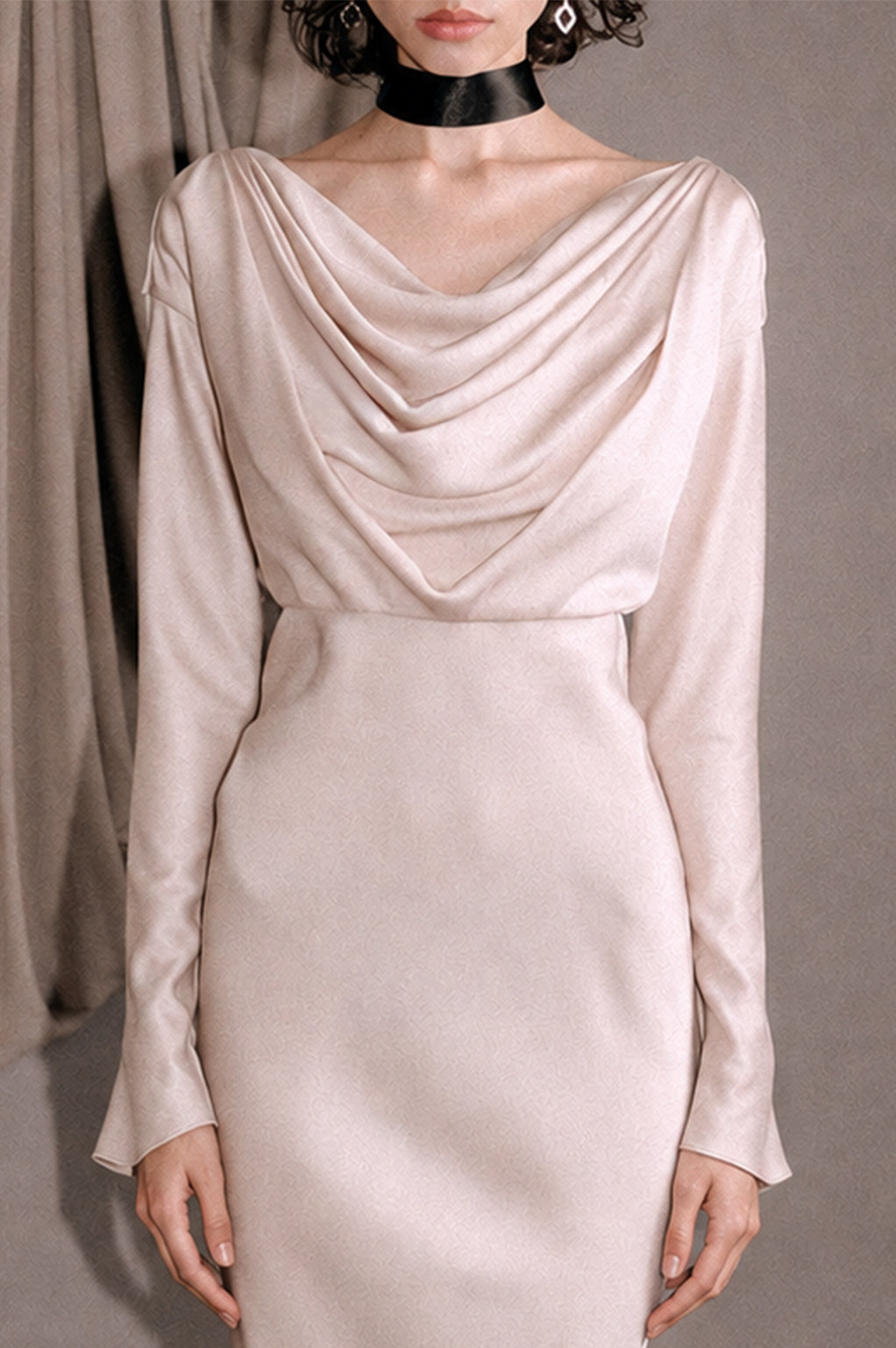 Kalsa Long Dress In Pearl