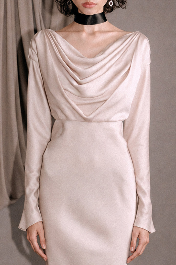 Kalsa Long Dress In Pearl