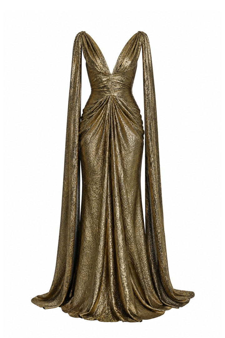 Layla Dress In Gold
