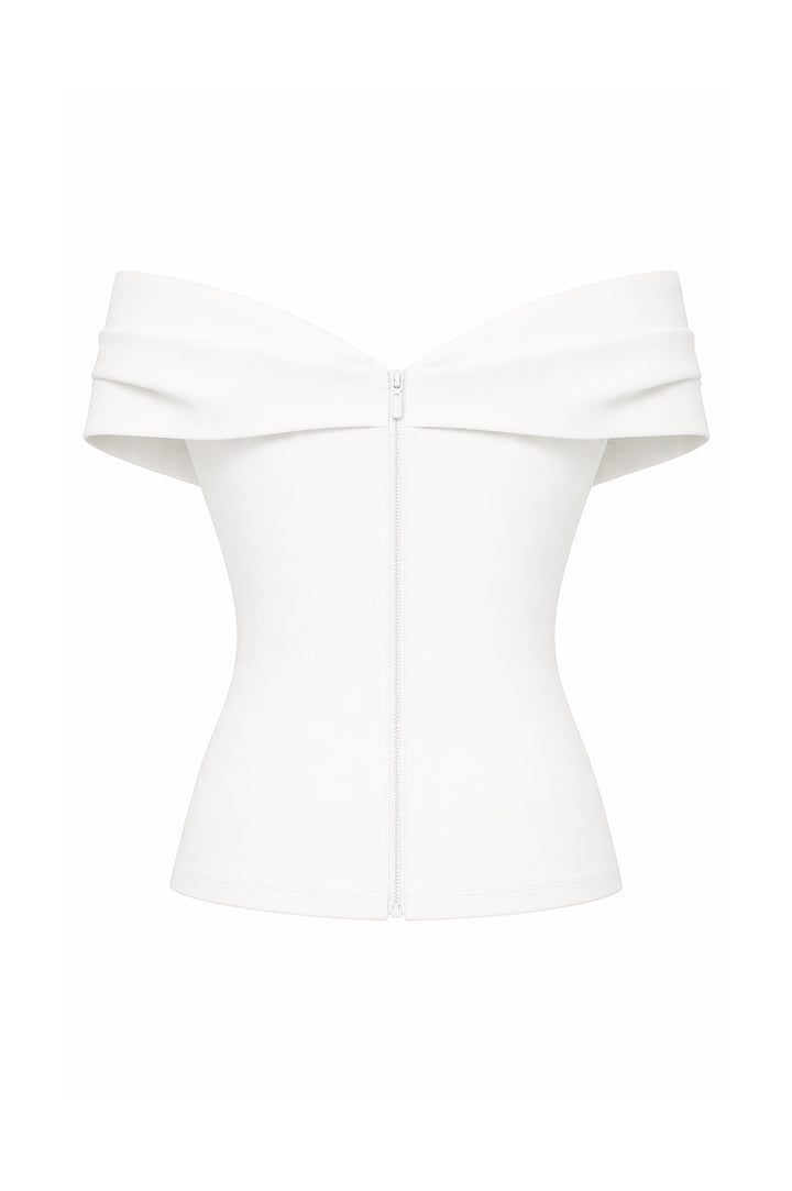 Siri Top In Off-White