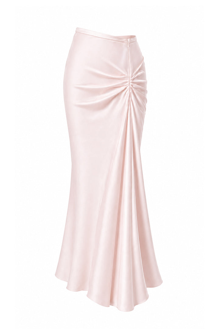 Sylvie Midi Skirt In Soft-Pink