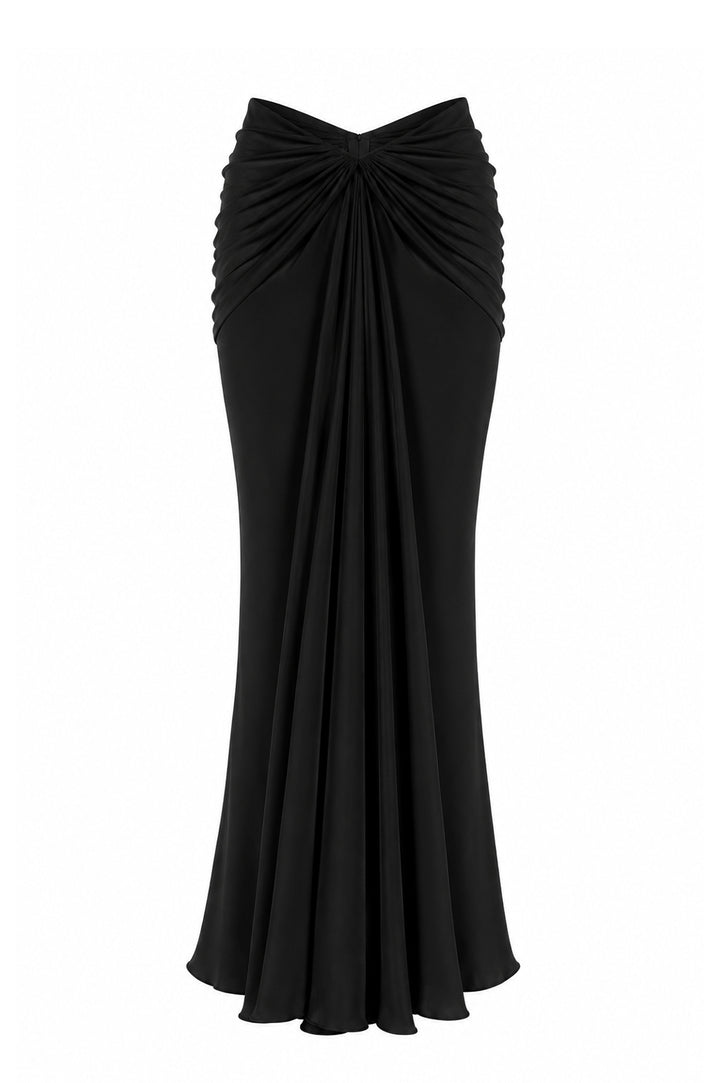 Blanca Long Skirt In Black