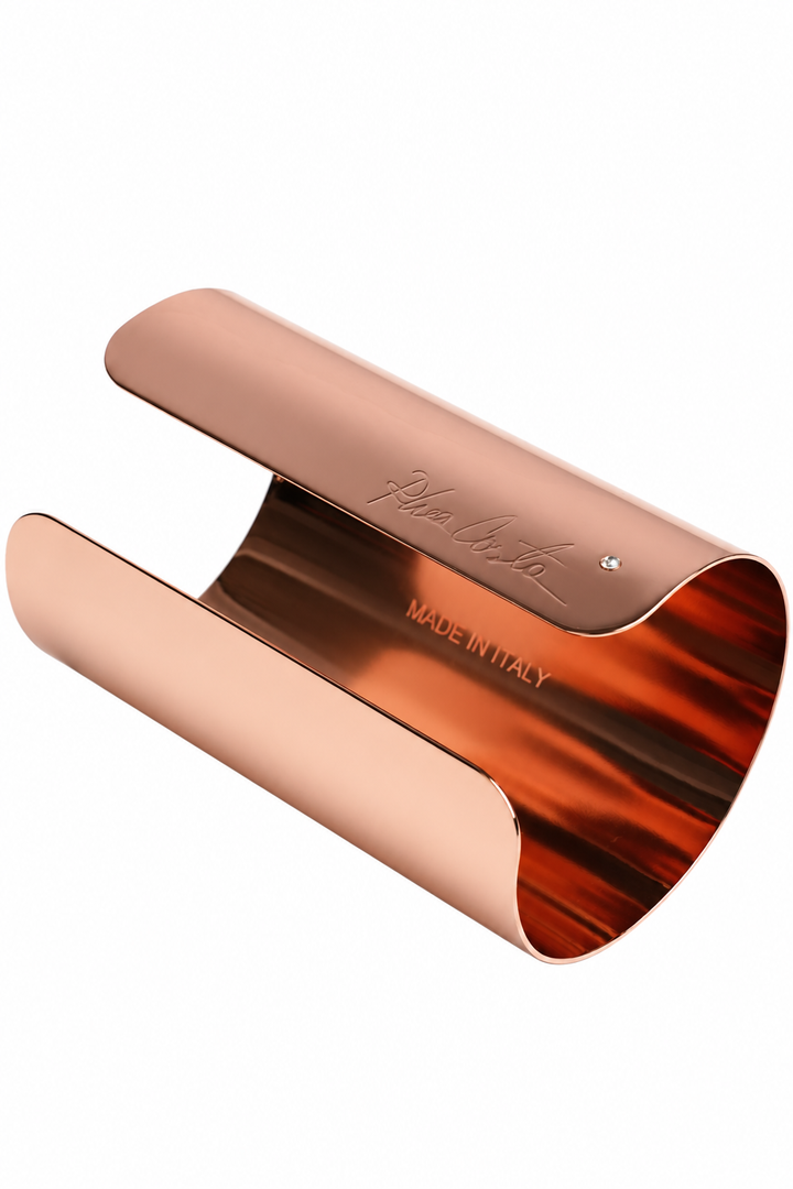 Xenis Cuff Bracelet In Rose Gold-Plated