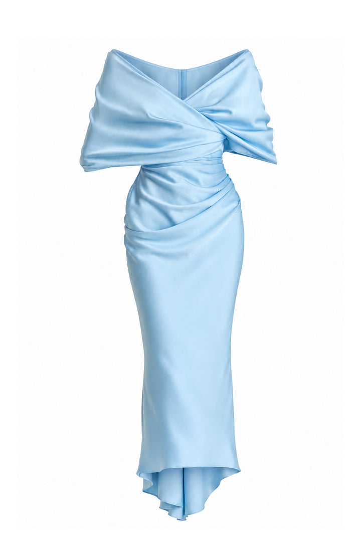 Camille Dress In Baby-Blue