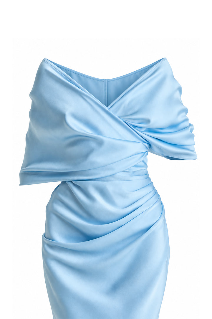 Camille Dress In Baby-Blue