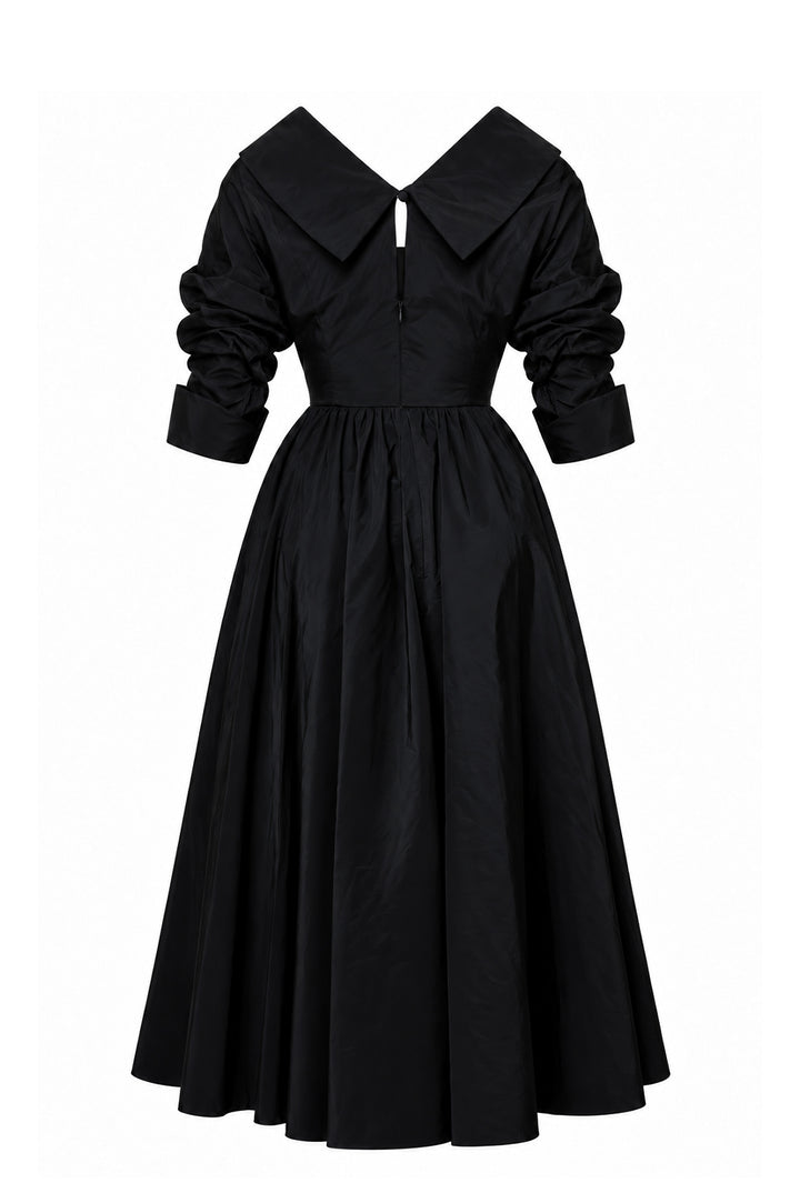 Carrie Midi Dress Black