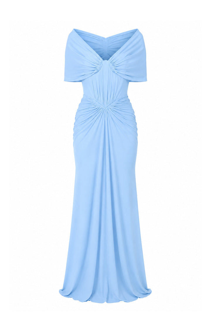 Dalila Dress In Sky-Blue